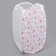 Basket for storing toys "Magic", 57 x 34 x 34 cm, white, pink