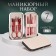 Manicure set, 7 items, in case, beige color