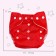 Reusable diaper, red color