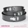 A set of baking forms “Elin. Circle ”, 3 subjects: D = 24/26/28 cm, removable bottom, anti -stick coating, black color
