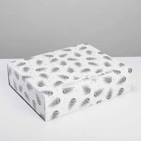 Double -sided folding box “Winter”, 31 x 24.5 x 9 cm, New Year-2