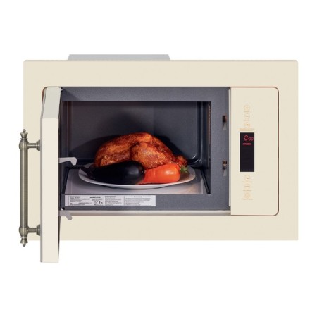 Microwave oven Hiberg VM 8505 Y, built -in, 900 watts, 25 l, beige color-5