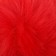 Pompon artificial fur "red" d = 10 cm