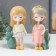 Polystone souvenir "Baby in a sundress/skirt, with cacti" MIX 17x7x10 cm