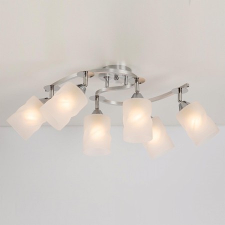 Ceiling Citilux Cutilux CL119260, 52x38x1.5 cm, 6x75W, E27, Gray color-10
