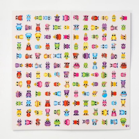 A board game “Oh, these owls. 2.0 »New version, bilateral playing field, 30 tokens, 3 cubes, 4+-2