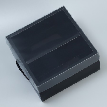 Gift folding box, packaging, “black”, 20 x 20 x 10 cm-3