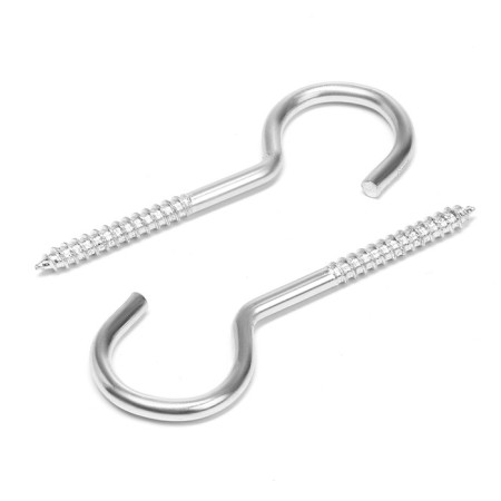 Bourup-half-carp, tundra, white zinc, 4.5x90 mm, 10 pcs