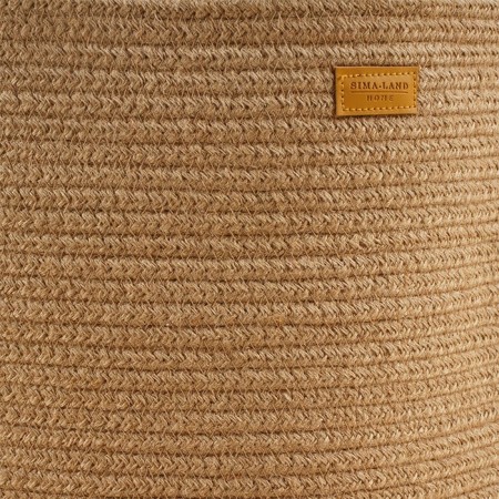 Belly basket wicker -round SL Home "Order", hemp rope, 35 × 40 cm-4