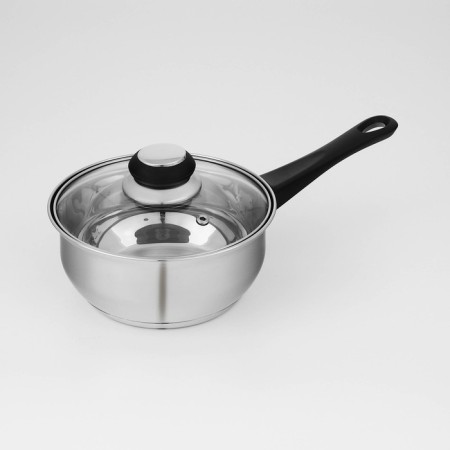 Astell bucket, 1.4 l, d = 16 cm, capsule, glass cover, plastic handle