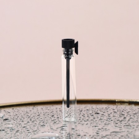Perfume bottle, glass, with an applicator, 2 ml, packing 100 pcs, the color is transparent/black-1