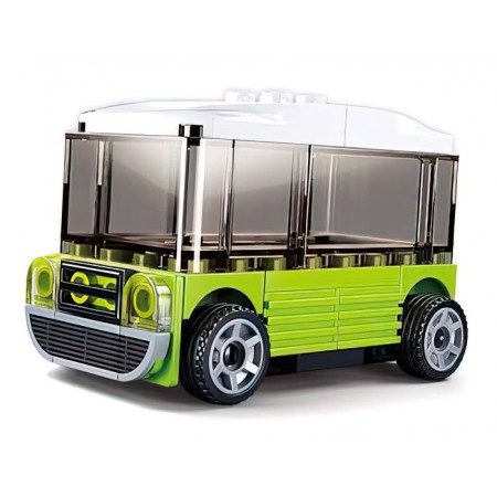 Designer inertial mechano "Bus", 41 parts-1