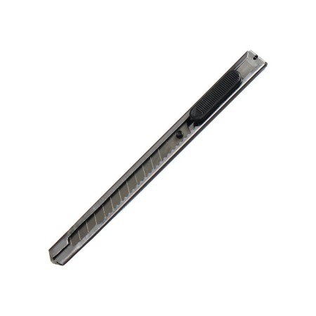 Chancellery knife, a blade 9 mm, with a metal guide, a lock, a blister-2