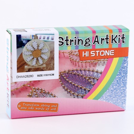 Set for creativity "String art. Chamomile "on a stand-1