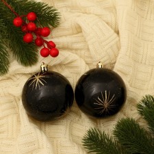 Set of balls plastic D-8 cm, 2 pcs 