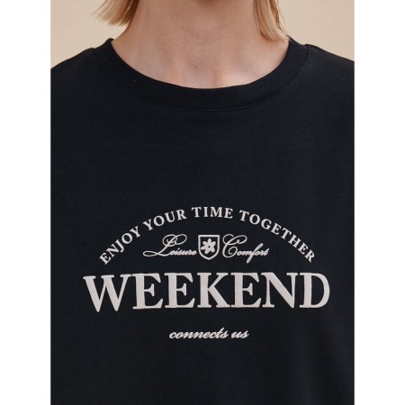 Female T -shirt, size XL, black color-3