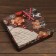 The box is folding, the cover is the "New Year atmosphere" 30 x 30 x 8 cm