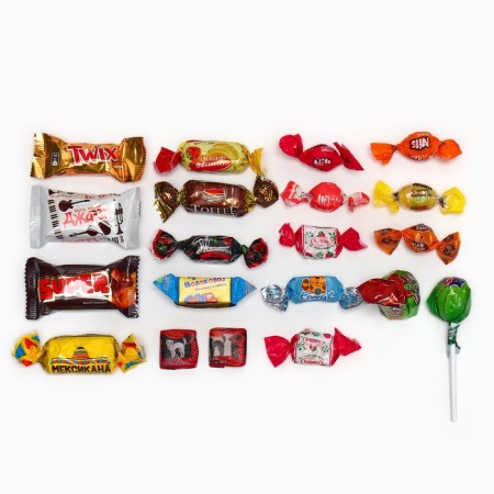 New Year. Gift set of sweets "Sweet couple" with a game and animation, 200 g-4