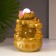 The desktop fountain from the network, the backlight "bag with gold ingots" gold 21x15x12 cm