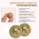 A set of massagers with a magnet, "balls", d = 3 cm, 2 pcs, golden color
