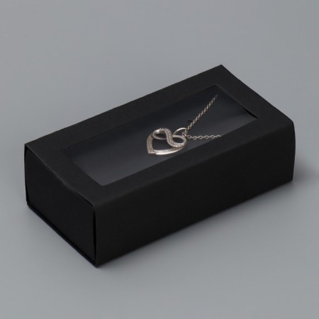 Jewelry box, packaging, “black”, 10 x 5 x 3 cm-6