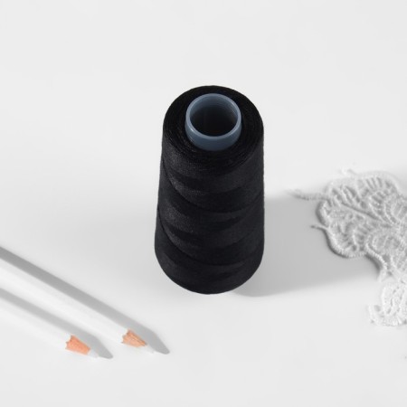 Threads 150ll, 500 m, black color No. 115-2
