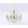 Crystal chandelier with Ambrella Light, Classic, Tr4926, 8HE14, Gold, White Color
