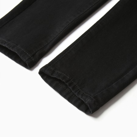 Jeans for girls, black color, height 134 cm-3