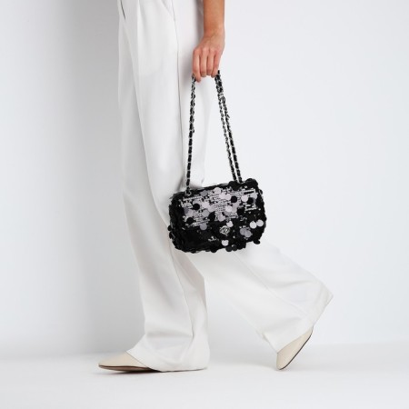Bag-clate on fasteners, black color-8