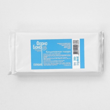 Glazes of confectionery color, blue 300 g-1