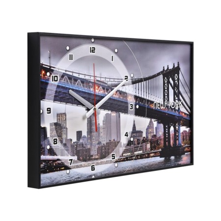 Carting clock, interior "Brooklyn bridge", smooth move, 57 x 35 x 4 cm-4