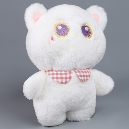 Soft toy "cat", 23 cm, white color-1