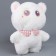 Soft toy "cat", 23 cm, white color