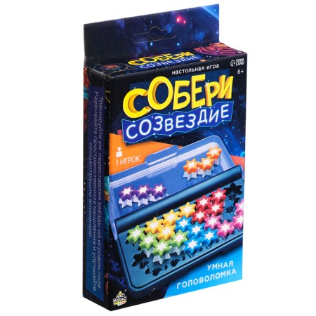 Board game "Collect the constellation", 1 player, 6+-9