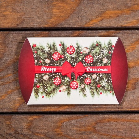 Folding box "Merry Christmas" 11 x 8 x 2 cm-2