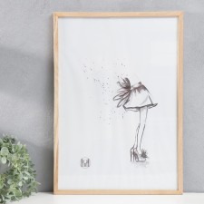 Photo frame from oak 