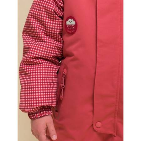 Combiason for girls, height 98 cm, red color-1