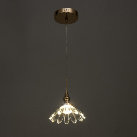 Bayerlux lamp "Jami" LED 10W gold 16x16x19-130 cm-4