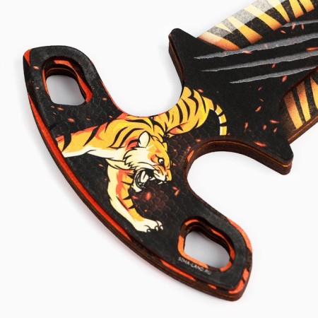 A set of weapons "fiery" shuriken, hunting knife, tech knife, navah knife-5