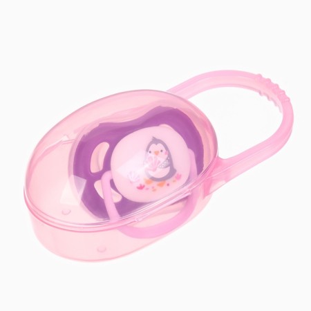 Nipple - anatomical dummy "for a girl" +6 months, 2 pcs., Holder 1 pc. + container.-15