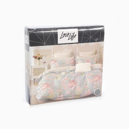 Lovelife 2PP Sun bedding, 175*215cm, 200*225cm, 50*70cm-2pcs, 100%cotton, satin, 125g/m²-4