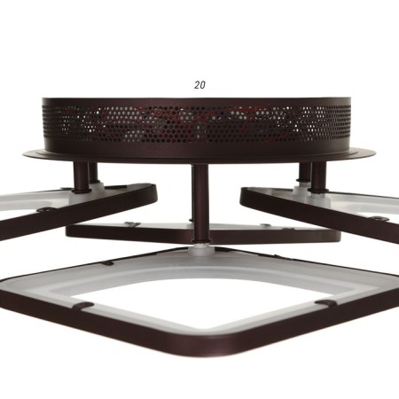 Causteen with PDU 671108/4 LED 112W Dimmer 3 modes 3000-6000k Coffee 60x51x11 cm Bayerluux-5