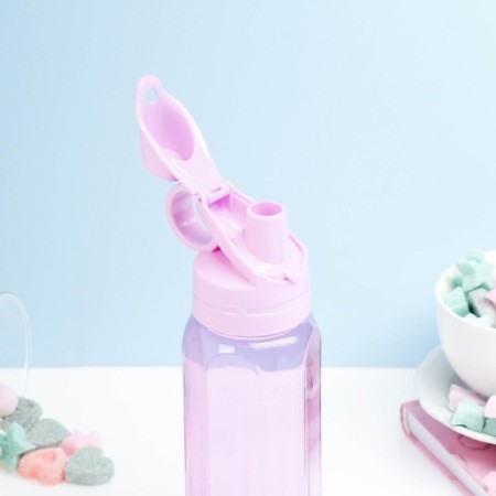 Water bottle, 450 ml, 20 x 8 cm, mix-4