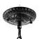 Lamp Bayerlux "Azalia" E27 60W black 30x30x28-58cm