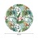 Green Portnik tablecloth, round, Saten, d = 150 cm