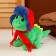Soft toy "Dragon", in a hat-earmelon, 15 cm, green color