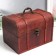 Casket wood chest (set 2 pcs) "Victorian" 17.5x11.5x11.5 cm; 21x15.5x15 cm