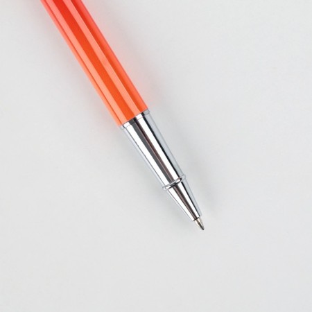 Metal pen with a cap "Russian Sport", accessories silver, 1.0 mm-3