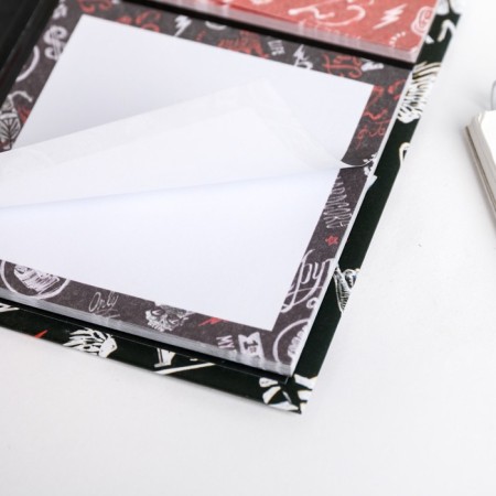 Block of papers for records, stickers, pen "February 23"-5