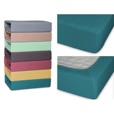 Cleo gum sheet, knitwear, size 90x200x25 cm, sea wave color